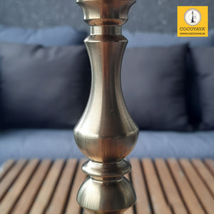 COCOYAYA  Prince Series Simba Hookah Black Base/Golden Stem(with bag)