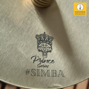 COCOYAYA  Prince Series Simba Hookah Black Base/Golden Stem(with bag)