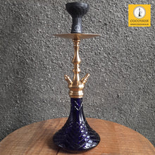 Load image into Gallery viewer, COCOYAYA Prince Series Simba Hookah Golden (Base Blue Berry) with Bag
