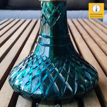 Load image into Gallery viewer, COCOYAYA Prince Series Simba Hookah Golden ( Dark Aqua Green Base ) With Bag
