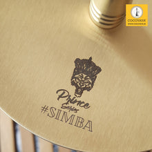 Load image into Gallery viewer, COCOYAYA Prince Series Simbha Hookah Golden ( Dark Purple Base ) With Bag
