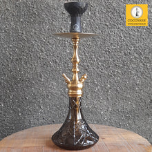Load image into Gallery viewer, COCOYAYA Prince Series Simba Hookah Golden (Olive Green Base) With Bag
