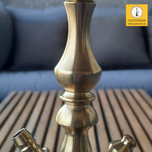 Load image into Gallery viewer, COCOYAYA Prince Series Simba Hookah Golden ( Peach Base ) With Bag
