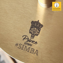 Load image into Gallery viewer, COCOYAYA Prince Series Simba Hookah Golden ( White Base ) With Bag
