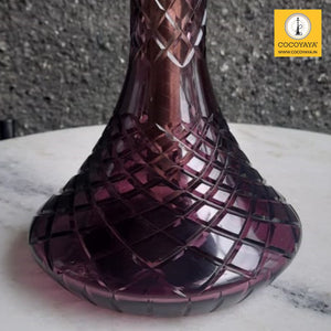 COCOYAYA Prince Series Simbha Hookah Champagne ( Purple Base ) With Bag