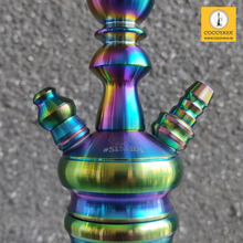 Load image into Gallery viewer, COCOYAYA Prince Series Simba Hookah Rainbow ( Aqua Base ) With Bag
