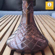 Load image into Gallery viewer, COCOYAYA Prince Series Tachi Bana Hookah Golden ( Light Purple Base ) With Bag
