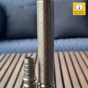 COCOYAYA Prince Series Vasco With Bag Hookah Golden ( Golden Amber Base ) With Bag