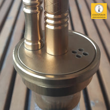 Load image into Gallery viewer, COCOYAYA Prince Series Vasco with Bag Hookah Golden ( Transparent Base )
