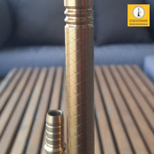 Load image into Gallery viewer, COCOYAYA Prince Series Vasco with Bag Hookah Golden ( Transparent Base )
