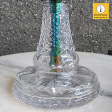 Load image into Gallery viewer, COCOYAYA Prince Series Vasco with Bag Hookah Rainbow ( Transparent Base )
