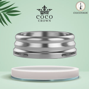 COCOYAYA Crown HMD - Hookah Heat Management System Silver
