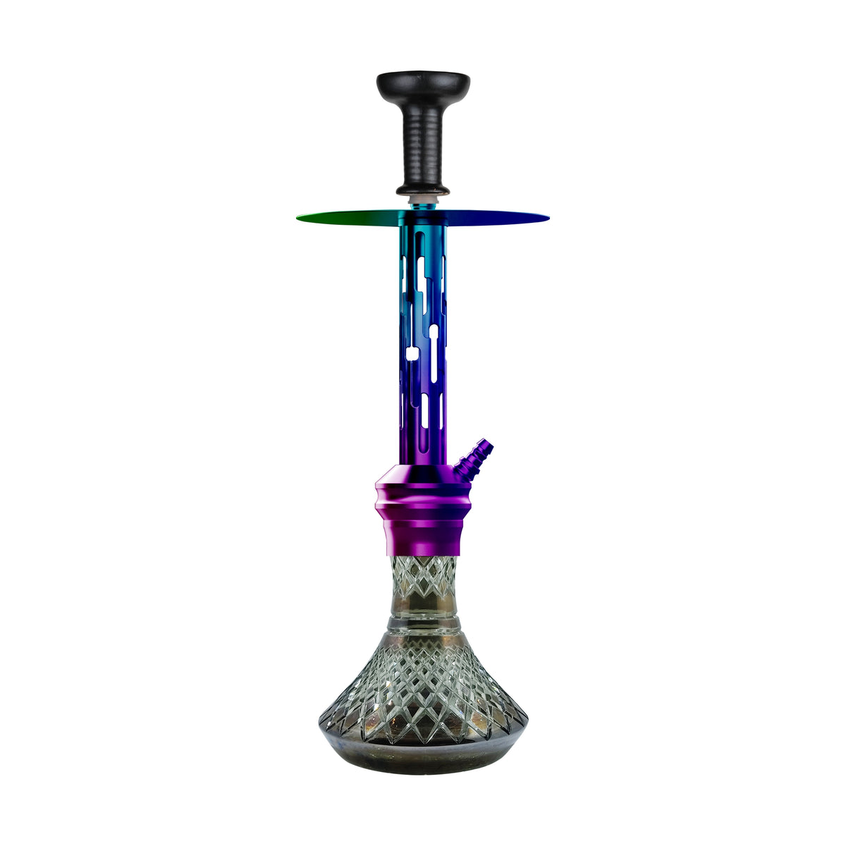 COCOYAYA Jade Series Valeriya Hookah Rainbow (Design 3 Cut Glass Base ...