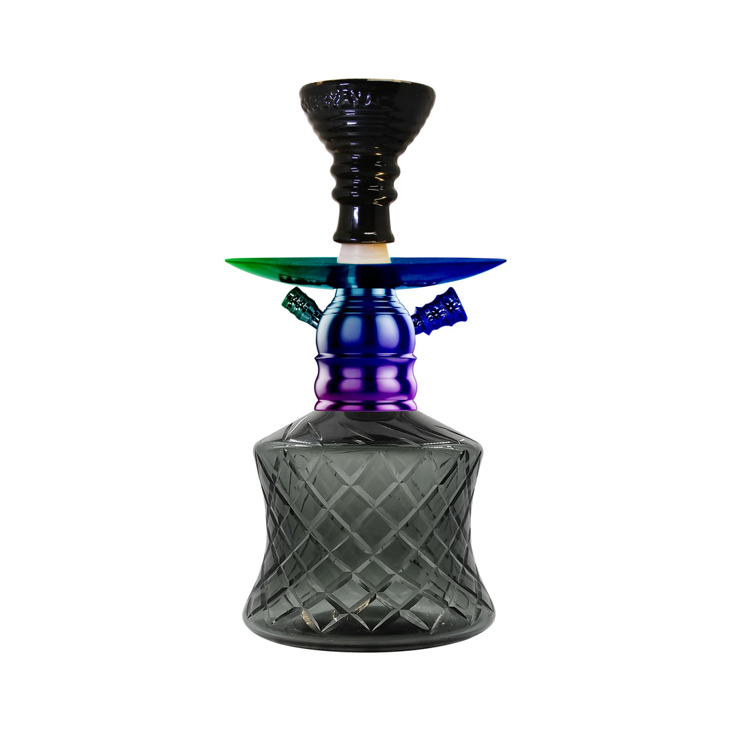 COCOYAYA X Series Hookah X14 Rainbow (Dark Grey Base)