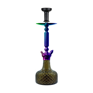 COCOYAYA Prince Series Big Valencia Hookah Rainbow (Dark Grey Base)