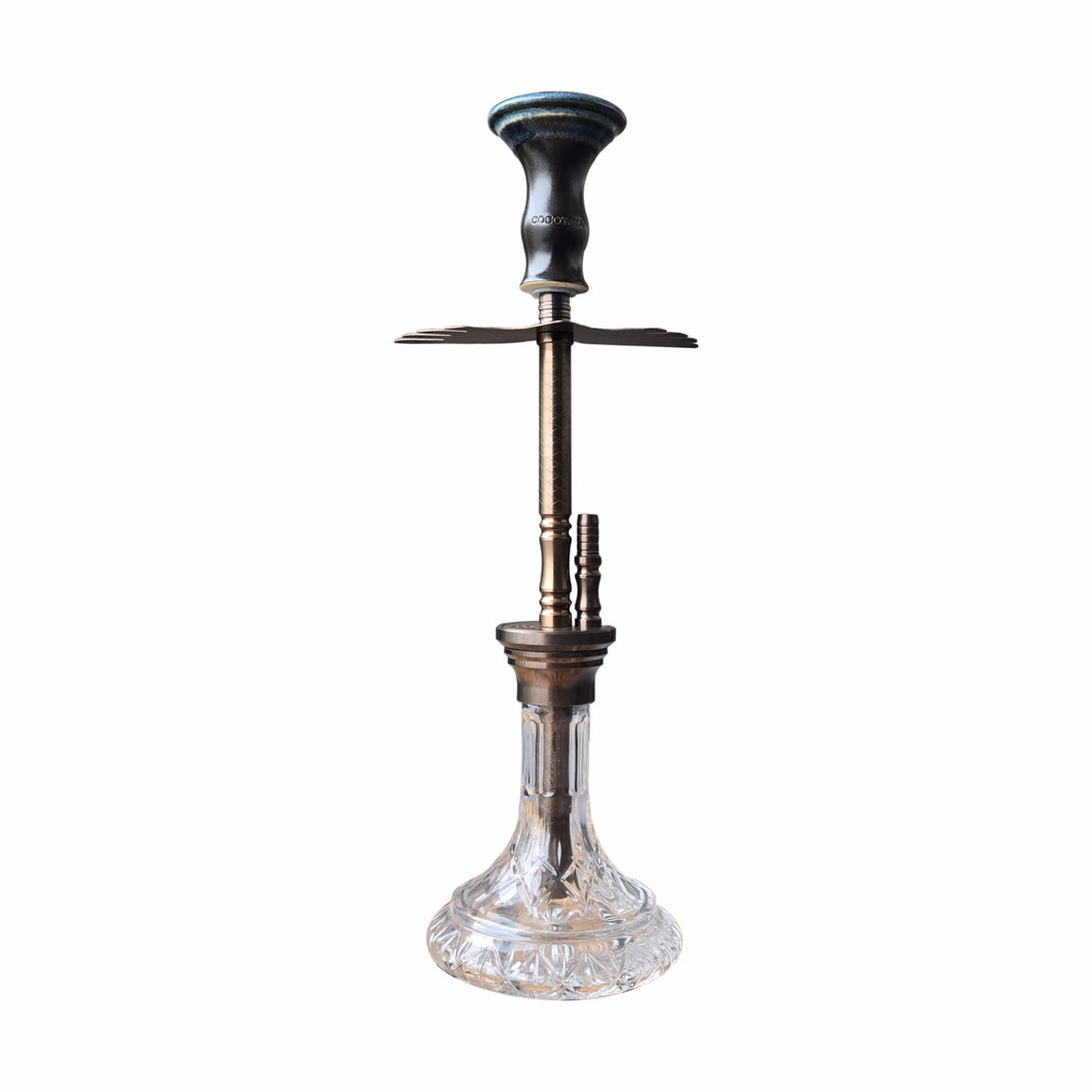 COCOYAYA Prince Series Ronaldo Hookah Coffee (Transparent Base) ( With Bag )