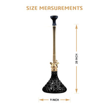 Load image into Gallery viewer, COCOYAYA King Series Ross Hookah Golden ( Base Black )
