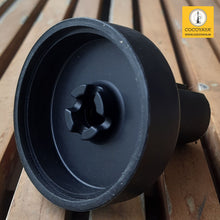 Load image into Gallery viewer, COCOYAYA Silicon Hookah Chillum with HMD Set Black
