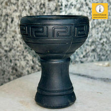 Load image into Gallery viewer, COCOYAYA Medium Silicon Chillum With Steel Plate  Black for All Hookah
