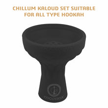 Load image into Gallery viewer, COCOYAYA Silicon Chillum For All Hookah Black
