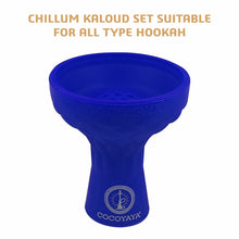 Load image into Gallery viewer, COCOYAYA Silicon Chillum For All Hookah Blue
