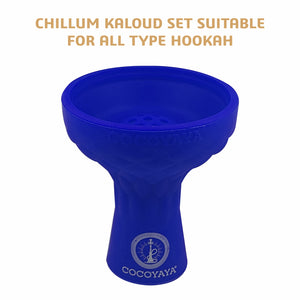 COCOYAYA Silicon Chillum For All Hookah Blue