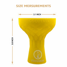Load image into Gallery viewer, COCOYAYA Silicon Chillum For All Hookah Yellow
