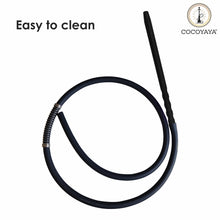 Load image into Gallery viewer, COCOYAYA Silicone Hookah Pipe Full Black Handle
