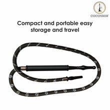 Load image into Gallery viewer, COCOYAYA Synthetic Hookah Pipe Long Compatible with All Hookah (71 Inches) Color May Vary
