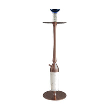 Load image into Gallery viewer, COCOYAYA Coco Slims Sterling Marble Hookah White Rose Golden
