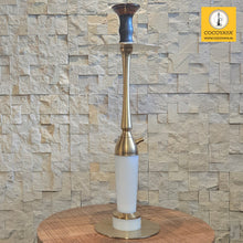Load image into Gallery viewer, COCOYAYA Coco Slims Series Sterling Marble LED Light Hookah White Golden (with bag)
