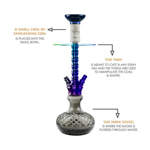 COCOYAYA Conquer Series Suzie Hookah Rainbow