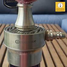 Load image into Gallery viewer, COCOYAYA T20 Hookah Golden (Dark Purple Base) With Bag

