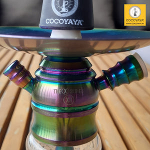 COCOYAYA X Series Hookah X11 Rainbow ( Transparent Base )