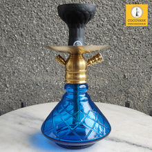 Load image into Gallery viewer, COCOYAYA X Series Hookah X8 Golden (Dark Blue Base)
