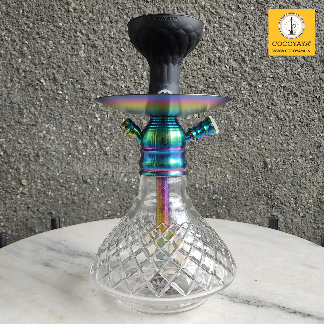 COCOYAYA X Series Hookah X8 Rainbow ( Transparent Base )