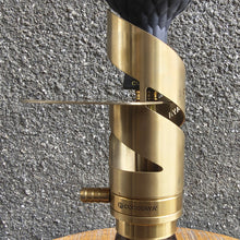 Load image into Gallery viewer, COCOYAYA Mini Ferro Series Tony Hookah Golden (Dark Purple Base) with Bag
