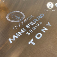 Load image into Gallery viewer, COCOYAYA Mini Ferro Series Tony Hookah Golden ( Grey Base) with Bag
