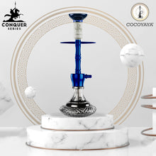 Load image into Gallery viewer, COCOYAYA Conquer Series Toro Hookah Blue
