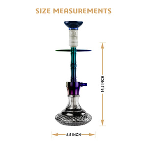 COCOYAYA Conquer Series Toro Hookah Rainbow