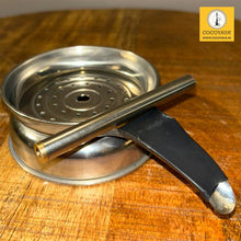 Load image into Gallery viewer, COCOCYAYA Universal Gripper Drama HMD for Hookah - Aluminum Device for Chillum Silver Black
