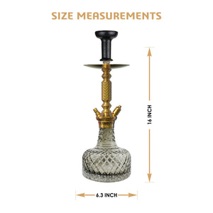 COCOYAYA Prince Series Valencia Hookah Golden