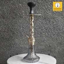 Load image into Gallery viewer, COCOYAYA Jade Series Valeria Hookah Champagne (Design 8 Grey Base) With Bag
