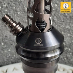 COCOYAYA Jade Series Valeriya Hookah Coffee (Design 7 Dark Grey Base) with Bag