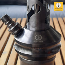 Load image into Gallery viewer, COCOYAYA Jade Series Valeria Hookah Coffee (Design 6 Dark Green Base) With Bag
