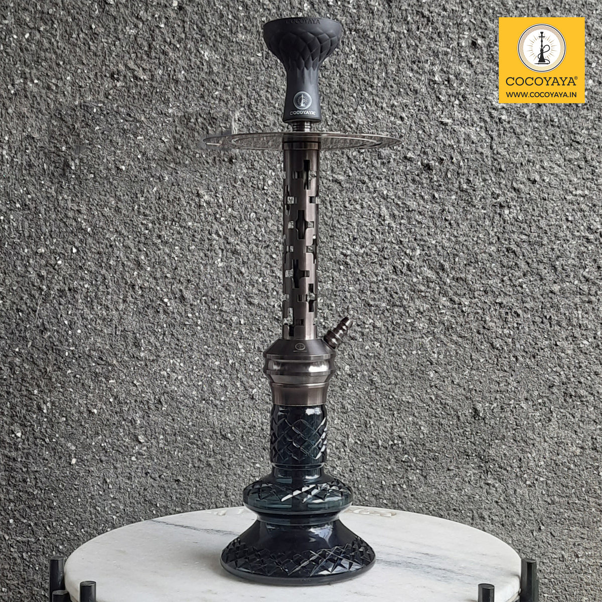 COCOYAYA Jade Series Valeria Hookah Coffee (Design 8 Dark Green Base ...