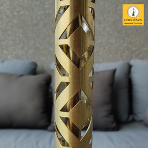 COCOYAYA Jade Series Valeria Hookah Golden ( Design 2 Black Base ) With Bag