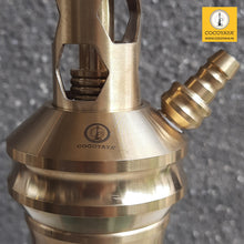 Load image into Gallery viewer, COCOYAYA Jade Series Valeria Hookah Golden (Design 4 Aqua Base) With Bag
