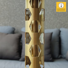 Load image into Gallery viewer, COCOYAYA Jade Series Valeria Sigma Hookah Golden ( Design 4 Dark Grey Base )
