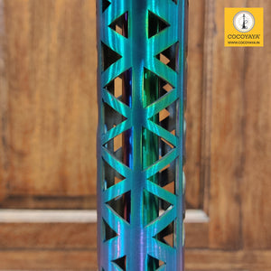 COCOYAYA Jade Series Valeria Hookah Rainbow (Design 5 Transparent Base) with Bag